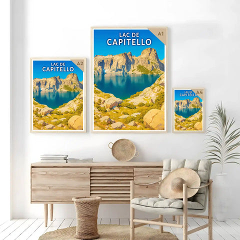 Affiche - Lac de Capitello