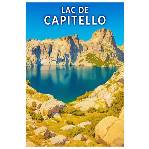 Affiche - Lac de Capitello