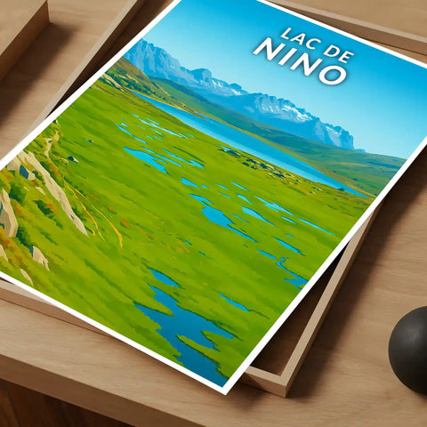 Affiche - Lac de Nino