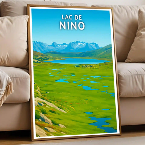 Affiche - Lac de Nino