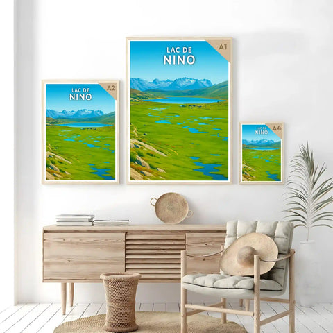 Affiche - Lac de Nino