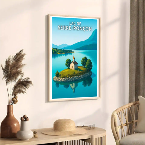 Affiche - Lac de Serre-Ponçon