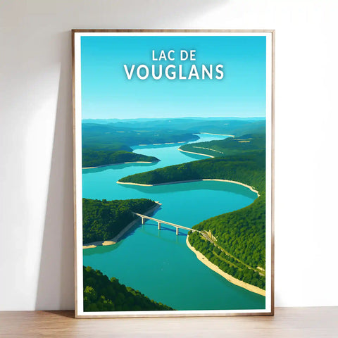 Affiche - Lac de Vouglans