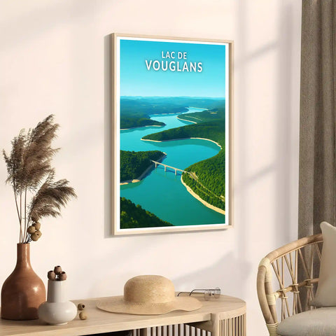 Affiche - Lac de Vouglans
