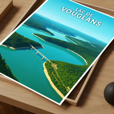 Affiche - Lac de Vouglans