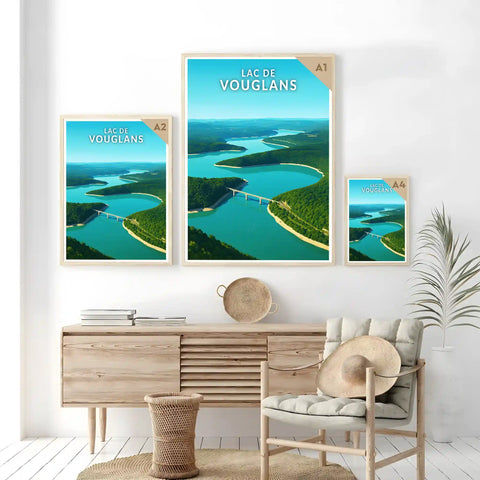 Affiche - Lac de Vouglans