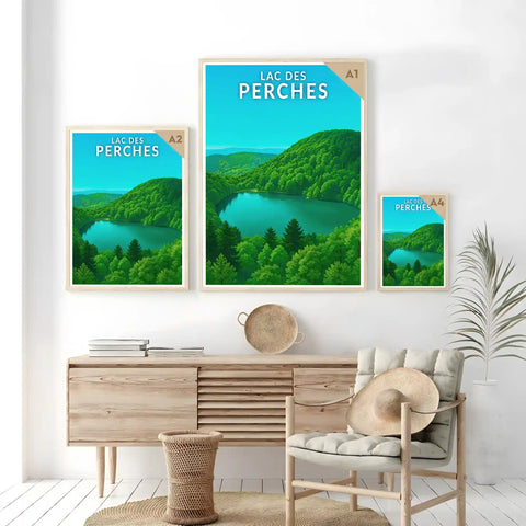 Affiche - Lac des Perches