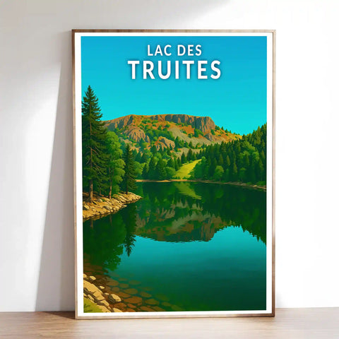 Affiche - Lac des Truites