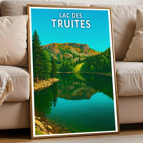 Affiche - Lac des Truites