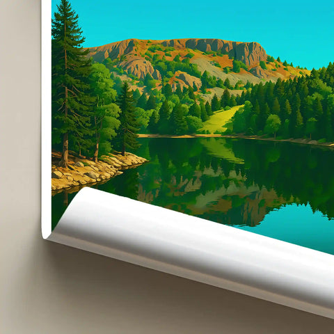 Affiche - Lac des Truites