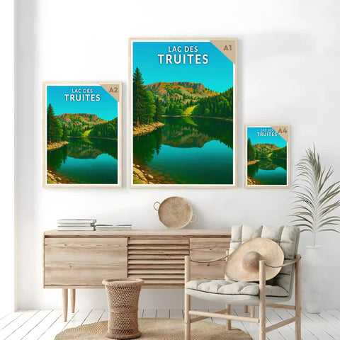 Affiche - Lac des Truites