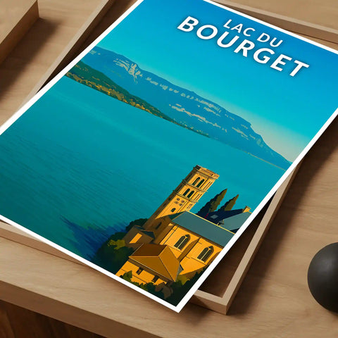Affiche - Lac du Bourget