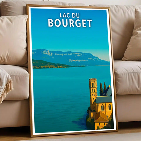 Affiche - Lac du Bourget
