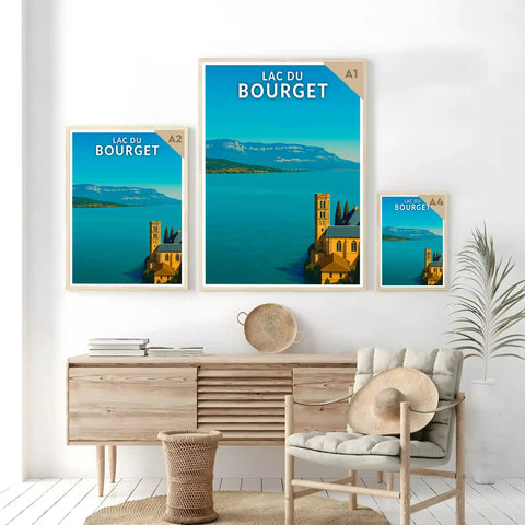 Affiche - Lac du Bourget