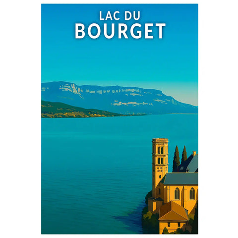 Affiche - Lac du Bourget
