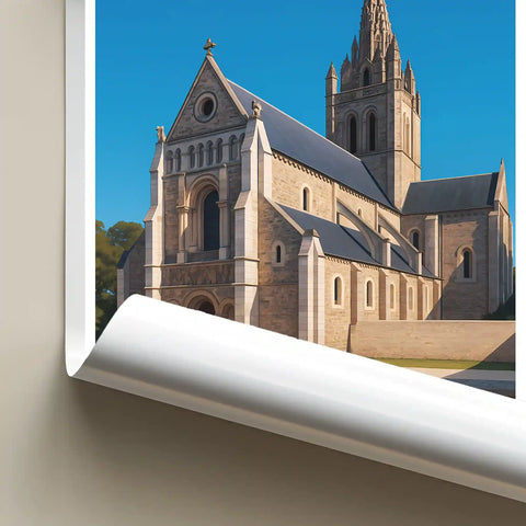 Affiche - Laval - Basilique Notre-Dame d'Avesnières