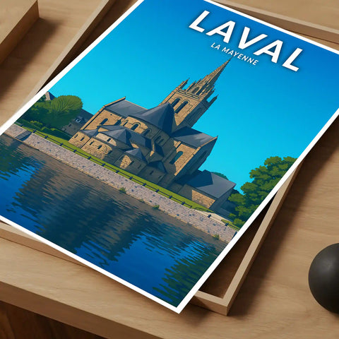 Affiche - Laval - La Mayenne