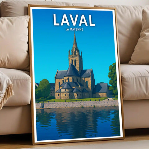 Affiche - Laval - La Mayenne