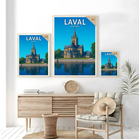 Affiche - Laval - La Mayenne