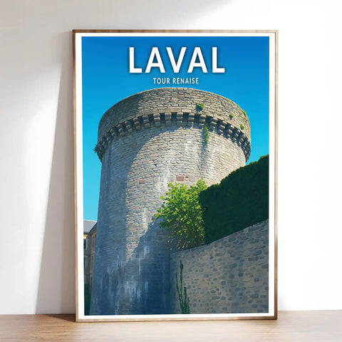 Affiche - Laval - Tour Renaise