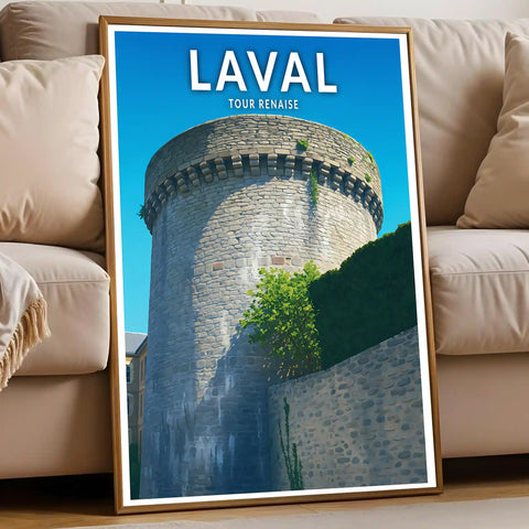 Affiche - Laval - Tour Renaise
