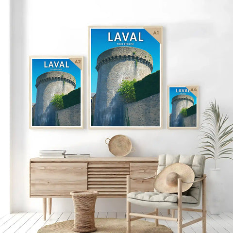 Affiche - Laval - Tour Renaise