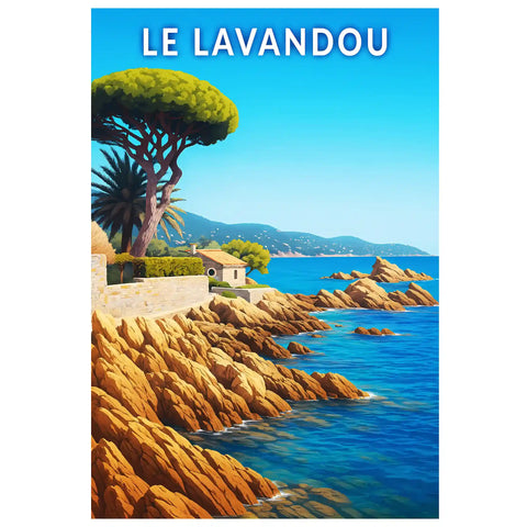 Affiche - Le Lavandou