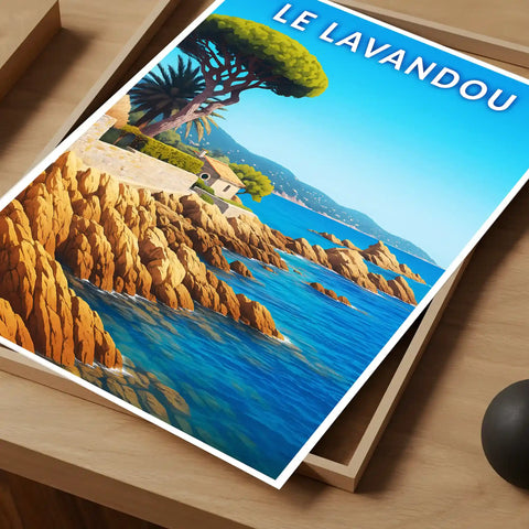 Affiche - Le Lavandou