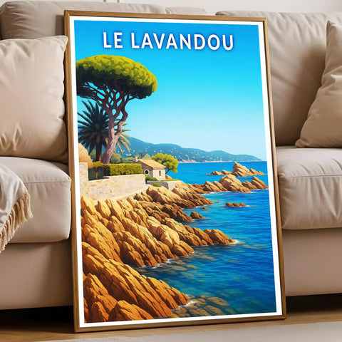 Affiche - Le Lavandou
