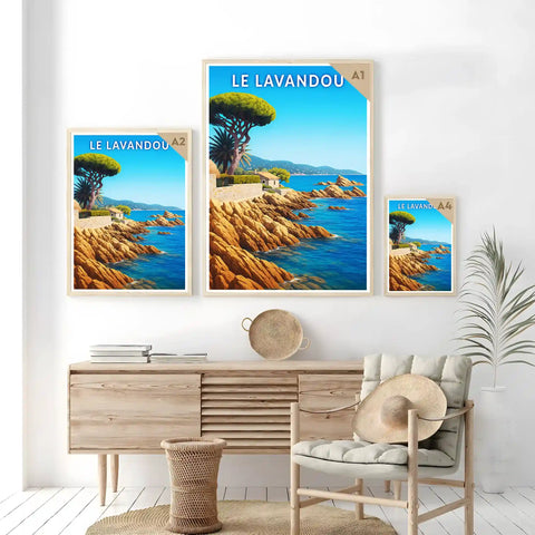 Affiche - Le Lavandou