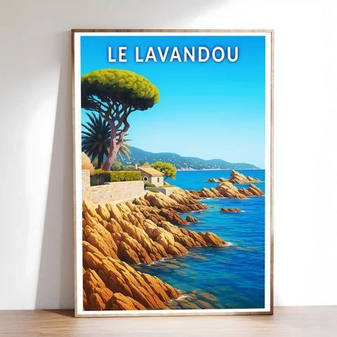 Affiche - Le Lavandou