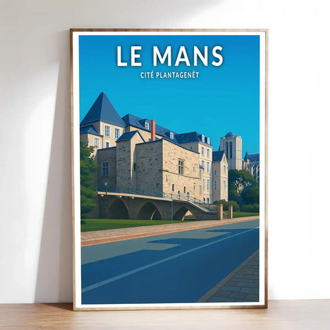Affiche - Le Mans - Cité Plantagenêt