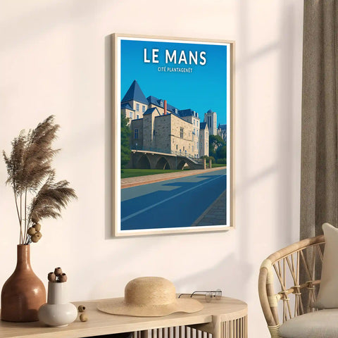 Affiche - Le Mans - Cité Plantagenêt