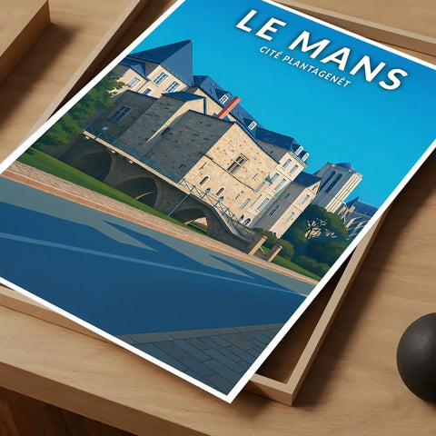 Affiche - Le Mans - Cité Plantagenêt