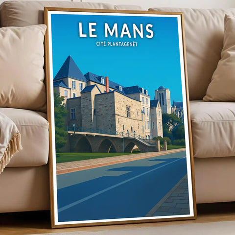 Affiche - Le Mans - Cité Plantagenêt