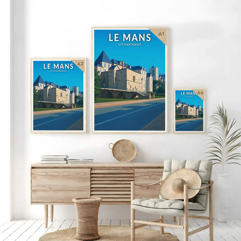 Affiche - Le Mans - Cité Plantagenêt