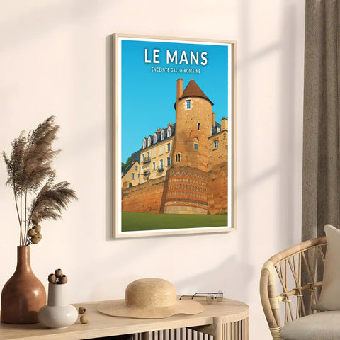 Affiche - Le Mans - Enceinte Gallo-Romaine