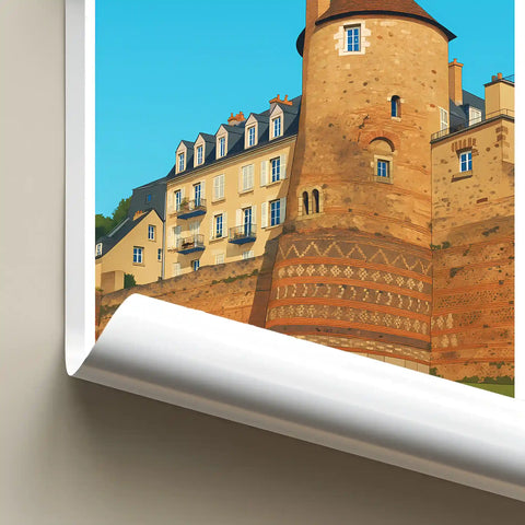 Affiche - Le Mans - Enceinte Gallo-Romaine
