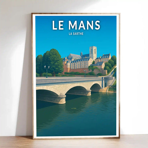Affiche - Le Mans - La Sarthe