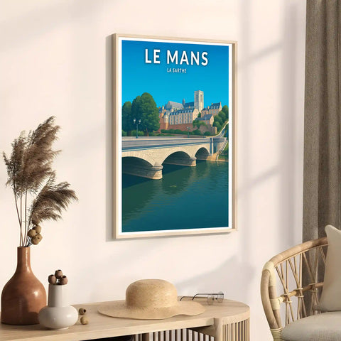 Affiche - Le Mans - La Sarthe