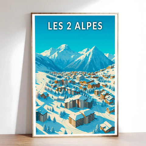 Affiche - Les 2 Alpes