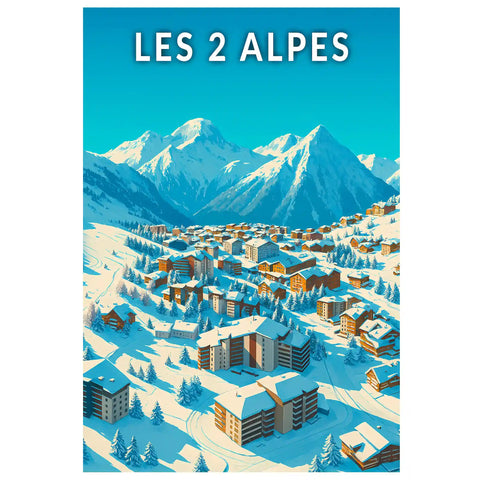 Affiche - Les 2 Alpes