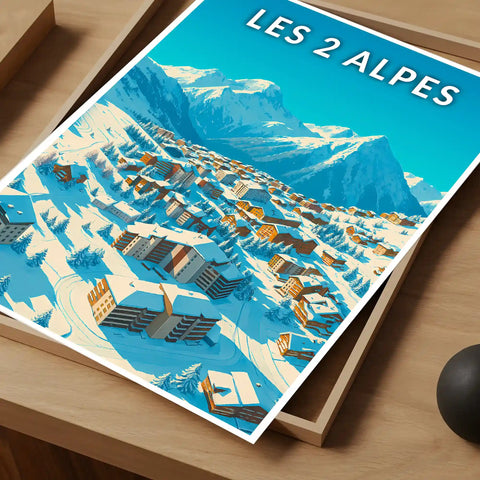 Affiche - Les 2 Alpes