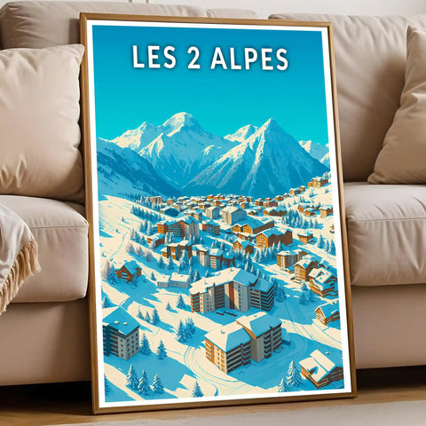 Affiche - Les 2 Alpes
