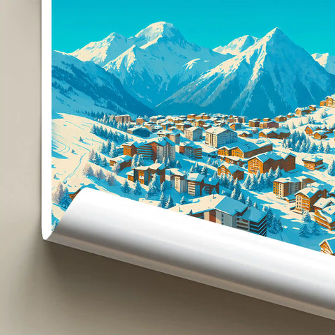 Affiche - Les 2 Alpes
