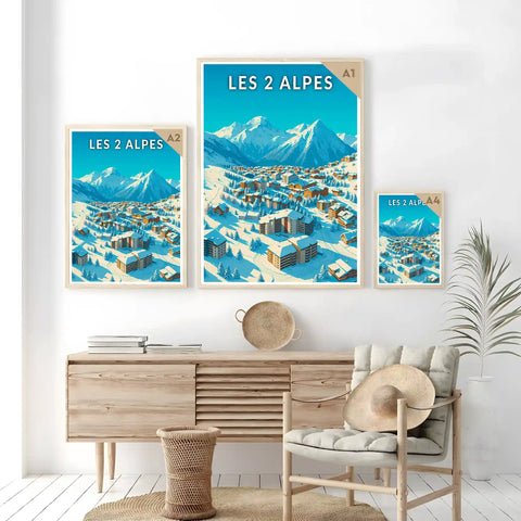 Affiche - Les 2 Alpes