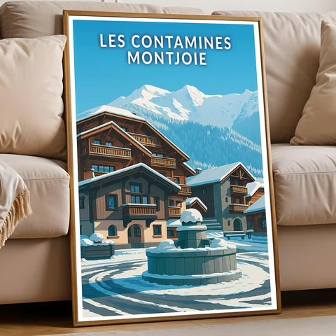 Affiche - Les Contamines-Montjoie