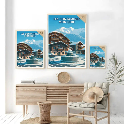 Affiche - Les Contamines-Montjoie