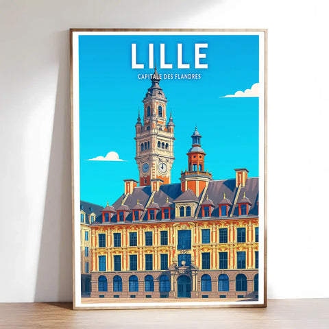 Affiche - Lille - Capitale des Flandres