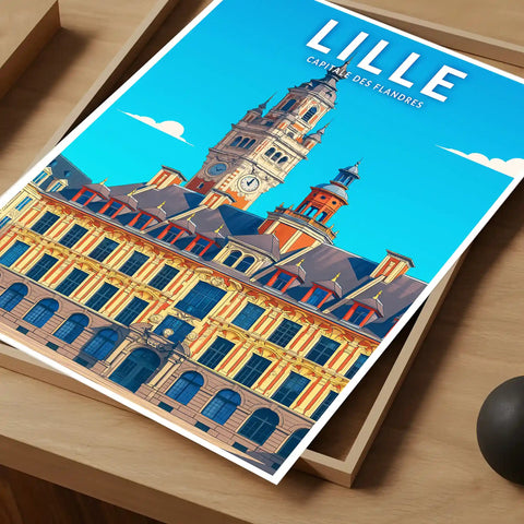 Affiche - Lille - Capitale des Flandres
